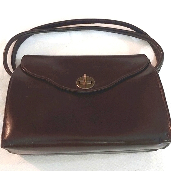 Handbags - 𝅺RARE Vintage Dark Brown Handbag